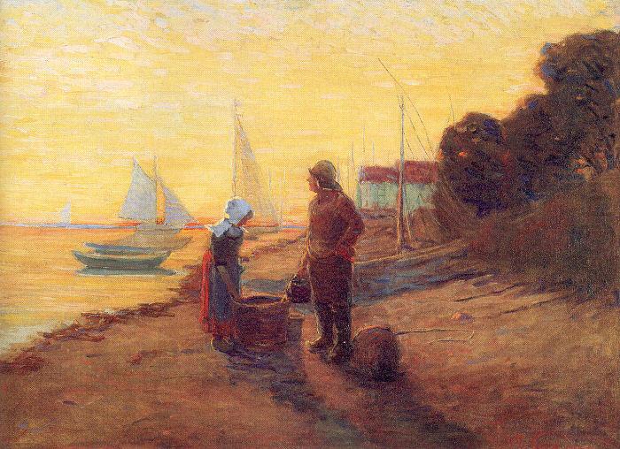 Shore Scene: Sunset, Newman, Willie Betty